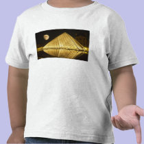 France, Paris, The Louvre Museum, Nighttime t-shirts