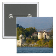 France, Rhone River, town near Vienne 2 Buttons