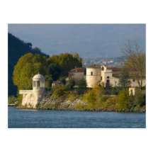 France, Rhone River, town near Vienne 2 Post Cards