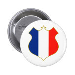 France-shield.png Pinback Button