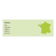 France - Skinny Business Card