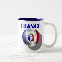 France soccer gear for French football fans Coffee Mug