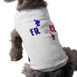 France speed skating dogs shirt for French owners Dog Clothes