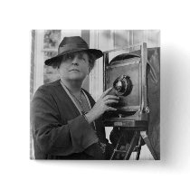 Frances Benjamin Johnston, 1936 Pinback Button