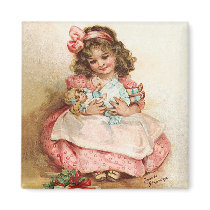 Frances Brundage - Girl with Doll