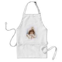 Frances Brundage - Little Girl with Fur Collar Apron