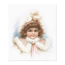 Frances Brundage - Little Girl with Fur Collar