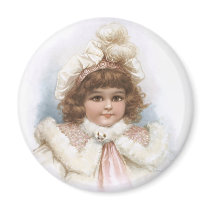 Frances Brundage - Little Girl with Fur Collar