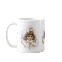 Frances Brundage - Little Girl with Fur Collar Mugs
