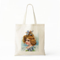 Frances Brundage - Portrait of a Flowery Girl Bags