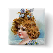 Frances Brundage - Portrait of a Flowery Girl
