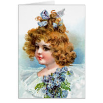 Frances Brundage - Portrait of a Flowery Girl