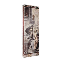 Francesco de Rossi - Bathsheba goes to David Stretched Canvas Print