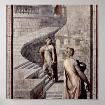 Francesco de Rossi - Bathsheba goes to David Posters