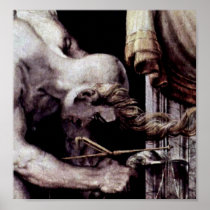 Francesco de Rossi - Detail of a wall: Kairos Posters