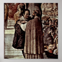 Francesco de Rossi - Luther and the Cardinal Posters
