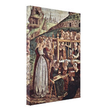 Francesco del Cossa - Triumph of Minerva Detail Gallery Wrap Canvas