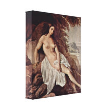 Francesco Hayez - Bathing Canvas Prints