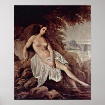 Francesco Hayez - Bathing Print