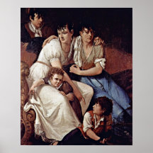 Francesco Hayez - Family Portrait Poster