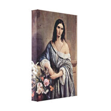Francesco Hayez - Melancholic idea Gallery Wrapped Canvas