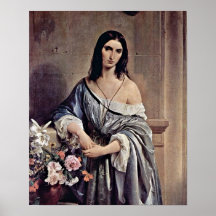 Francesco Hayez - Melancholic idea Poster