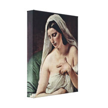 Francesco Hayez - Odalisque Gallery Wrapped Canvas