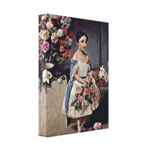 Francesco Hayez - Portrait of a child Stretched Canvas Prints