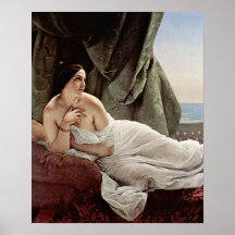 Francesco Hayez - Reclining Odalisque Posters