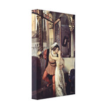 Francesco Hayez - Romeo and Juliet Gallery Wrapped Canvas