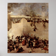Francesco Hayez - The destruction of the Temple Print