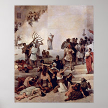 Francesco Hayez - The destruction of the Temple Poster