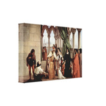Francesco Hayez - Two Foscari Canvas Print