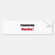 Francine Rocks Bumper Sticker
