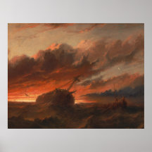 Francis Danby - Shipwreck Print