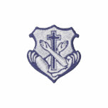 Franciscan logo - crest embroidered hoodie