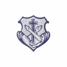 Franciscan logo - crest embroidered hoodie