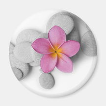 Frangipan i Calm Refrigerator Magnet