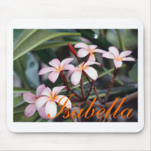 Frangipani Flowers, Isabella, Isabella Mouse Pads