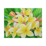 Frangipani hawaïen impression sur toile