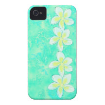 Frangipani / Plumeria Tropical iphone 4s case iPhone 4 Case-Mate Case