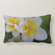 Franipani Throw Cushion Throw Pillow