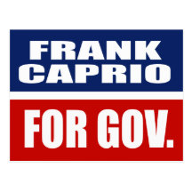 FRANK CAPRIO FOR GOVERNOR POSTCARD