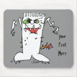 FrankEinstein Cartoon Monster Mouse Pad