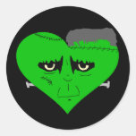 Franken Heart Face Sticker