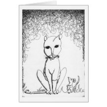 Franken Kitty Carte De Vœux