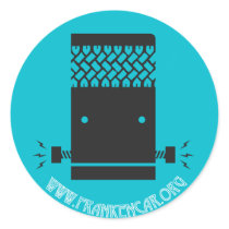 Frankencar Sticker with Website