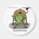 "FrankenCow" Funny Halloween Gifts & Collectibles Fridge Magnet