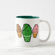 Frankencream Monster Ice Cream Cones Mugs