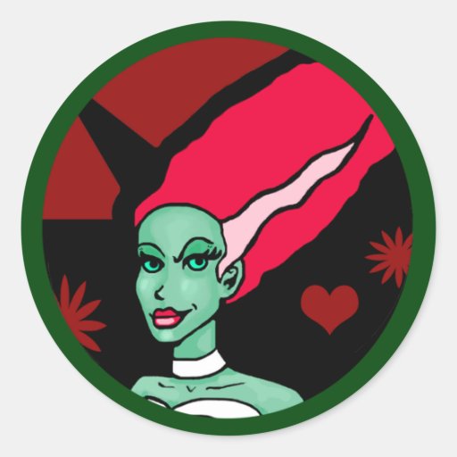 Frankenhoney Bride of Frankenstein Stickers